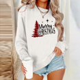 thumbnail image 2 of Pisexur Sweat-Shirt de Noël Décontracté à Manches Longues Col Rond pour Femmes, Chandail Ample et Confortable, Imprimé Mode Festival Automne, 2 of 4