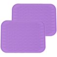 thumbnail image 1 of DAMAIE 2pcs Silicone Dish Drying Mat Mat Heat & Resistant Mat Easy Clean Dishwasher Safe Eco-Friendly, 1 of 3