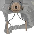 thumbnail image 4 of Rotary Tactical Helmet Adapter Set Paintball Headset Holder Headphone Accessory for 19-21mm Guide Rail (Mud Color), 4 of 6