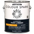 thumbnail image 1 of Rust-Oleum Colour Spark™ Paint + Primer, Exterior, Flat Black 3.78 L, 1 of 2