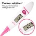 thumbnail image 2 of Easy@Home Basal Body Thermometer for Ovulation Prediction Premom App EBT-018 (Pink), 2 of 6