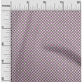 thumbnail image 2 of oneOone Velvet Purple Fabric Check Craft Projects Decor Fabric Printed By The Yard 58 Inch Wide, 2 of 5