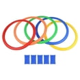 thumbnail image 1 of Hopscotch Rings Game Hopscotch Game with Connectors Durable Sports Toys Creative 36cm 5 rings, 1 of 6