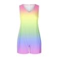 thumbnail image 4 of Gspmoly Shorts pour Femmes, Combinaison-Short d'Été pour Femmes avec Poches et Bretelles, Pantalon à Bretelles, Shorts de Course jusqu'à 60 % de Rabais Multicolore TTG, 4 of 4