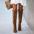 thumbnail image 4 of jovati Fashion Women Autumn Long Tube Thick Heel Shoes Boots Knee-length Round Toe Boots, 4 of 9