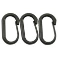 thumbnail image 2 of XZNGL Outdoor Plastic Carabiner D-Ring Key Chain Clip Hook Outdoor Buckle 10Pcs, 2 of 5
