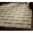 thumbnail image 4 of Outdoor Washable Hialeah Ivory & Yellow 5' x 7' Area Rug, 4 of 9