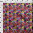 thumbnail image 3 of oneOone Viscose Chiffon Fuschia Pink Fabric Paisley Patchwork Craft Projects Decor Fabric Printed By The Yard 42 Inch Wide, 3 of 5