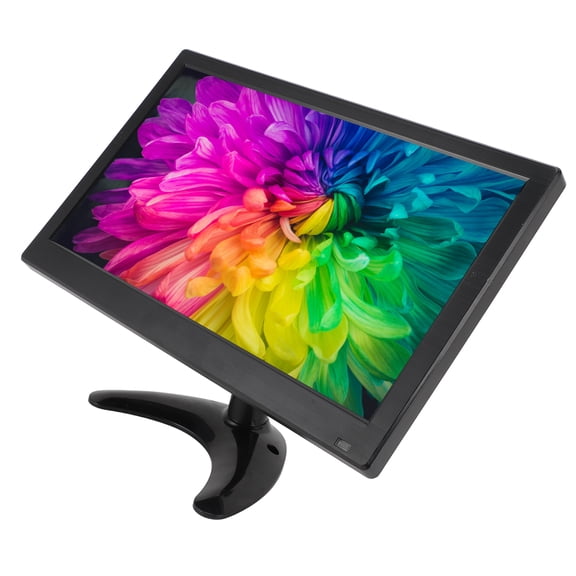 11.6 Inch 1920x1080 Display, HD External Display with BNC AV VGA  USB MIC AUX, Integrated Video Monitor for Car Reversing, Gaming, Work