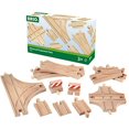 thumbnail image 1 of BRIO World - 33307 Pack d'Extension Avancé Ensemble de 11 Pcs de Rails en Bois pour Enfants de 3 Ans et Plus, 1 of 5