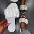 thumbnail image 1 of LSLJS Women's Summer Slip-On Flat Beach Slippers Open Toe Breathable Sandals Shoes, Women's Slippers, 1 of 3
