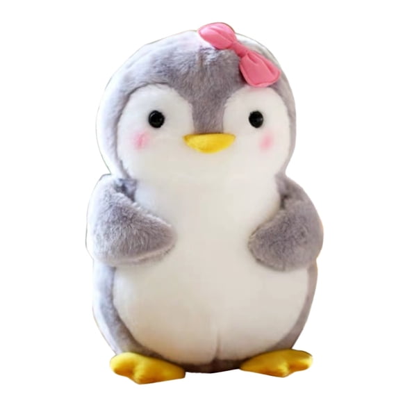 Poupée Pingouin en Peluche B avec Nœud Animal en Peluche Jouet Doux