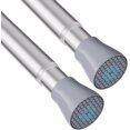 thumbnail image 1 of ZipGlo Tension Rods 30 to 64 Inches Tension Shower Rod 2pcs, Tension Curtain Rods Adjustable Curtain Rod Silver Tension Rod Spring Loaded Curtain Rods for Window, 1 of 7
