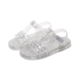 thumbnail image 4 of Girls' Soft-Soled Comfortable Crystal Shoes Spring/Summer Style Jelly Princess Shoes Children's Beach Sandals, 4 of 9