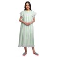 thumbnail image 2 of Moomaya Chemise de Nuit d'Allaitement à Col Rond Imprimée pour Femmes en Coton, 2 of 6