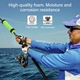 thumbnail image 4 of 6 Pack Fishing Rod Floats for Kayaking Floaters Poles Propel Paddle Gear Foam Floaties Boats and Kayaks Green -, 4 of 4