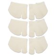 thumbnail image 2 of Half Flip Flop Socks, Front Toe Flip Flop Socks Skin Friendly  Breathable Slipless Milk White  For Sports, 2 of 8