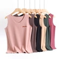 thumbnail image 5 of JDQJBZ Womens Sleeveless Sweater Vest Thermal Solid Color V Neck Warm Layering Undershirt Top, 5 of 5