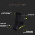 thumbnail image 5 of Reduce Price! WSBDENLK Orthopaedic Compression Socks Foot Compression Ankle Support Plantar Fasciitis Socks Grip Socks Football Fitness Socks 1 Pairs, 5 of 5