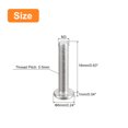 thumbnail image 2 of Unique Bargains M3x0.5x16mm 50Pack Metal Flat Round Head Screws Phillips Drive Machine Bolt, 2 of 5