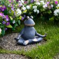 thumbnail image 1 of Northlight 12.25" Frog in Lotus Yoga Position Garden Statue, 1 of 6