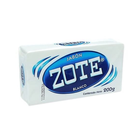 Zote White Laundry Soap Washing Clothes 200g 7oz Bars Detergent Jabon Blanco