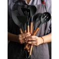 thumbnail image 1 of 1Pcs/Set Silicone Cooking Utensils kitchen Accessories Set Tool Ladle Egg Beaters Shovel Cooking Non-stick Wooden Handle Spatula, 1 of 3