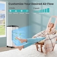 thumbnail image 3 of Costway Refroidisseur d'Air Évaporatif 4-en-1 avec Ventilateur et Humidificateur Télécommande Blocs Réfrigérants, 3 of 10
