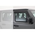 thumbnail image 1 of Fits 2018-2023 Jeep Wrangler JL GT Styling Rainguard 80644S Smoke; Set Of 2, 1 of 3