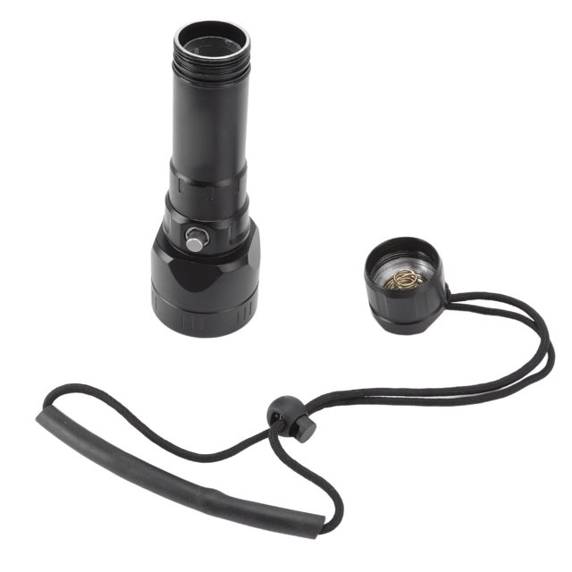 Waterproof Flashlight For Diving, IPX8 Waterproof 5000LM P50 4 Lamp Beads 100M Underwater 3 Light Modes Lights For Underwater Photography For Underwater
