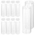 thumbnail image 2 of Transparent Plastic Coin Storage Tubes for Collectibles with Dust-Proof Lids 10pcs, 2 of 9