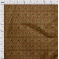 thumbnail image 3 of oneOone Coton Cambric Orange Tissu Femme Bloc Matière de Robe Tissu Imprimé Tissu au Yard 56 Pouces de Large, 3 of 4