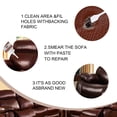 thumbnail image 4 of LSLJS Leather and Vinyl Repair Kit - Furniture Couch Car Seats Sofa Jacket, Leather Repair Cream, 4 of 8