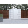 thumbnail image 1 of Arrow Select Steel Storage Shed, 6x7, Gris pâle, 1 of 8