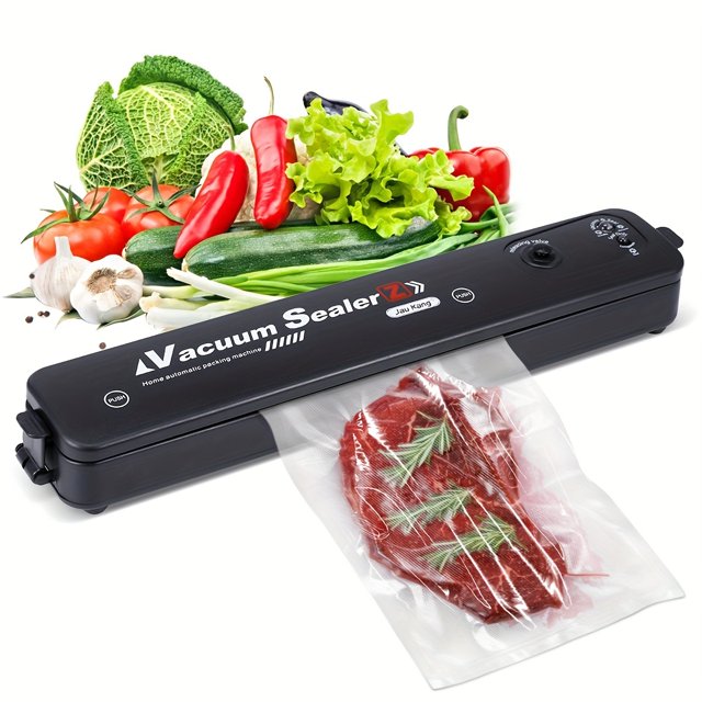 1 Pce Scelleuse sous Vide pour Conservation des Aliments - Système de Scellage Automatique pour Stockage des Aliments Secs