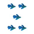 thumbnail image 2 of Thinsony Magnifiquement Conçu Simulation Artificielle Lumineuse Poisson Rouge pour les Aquariums Tan blue 5Set, 2 of 6