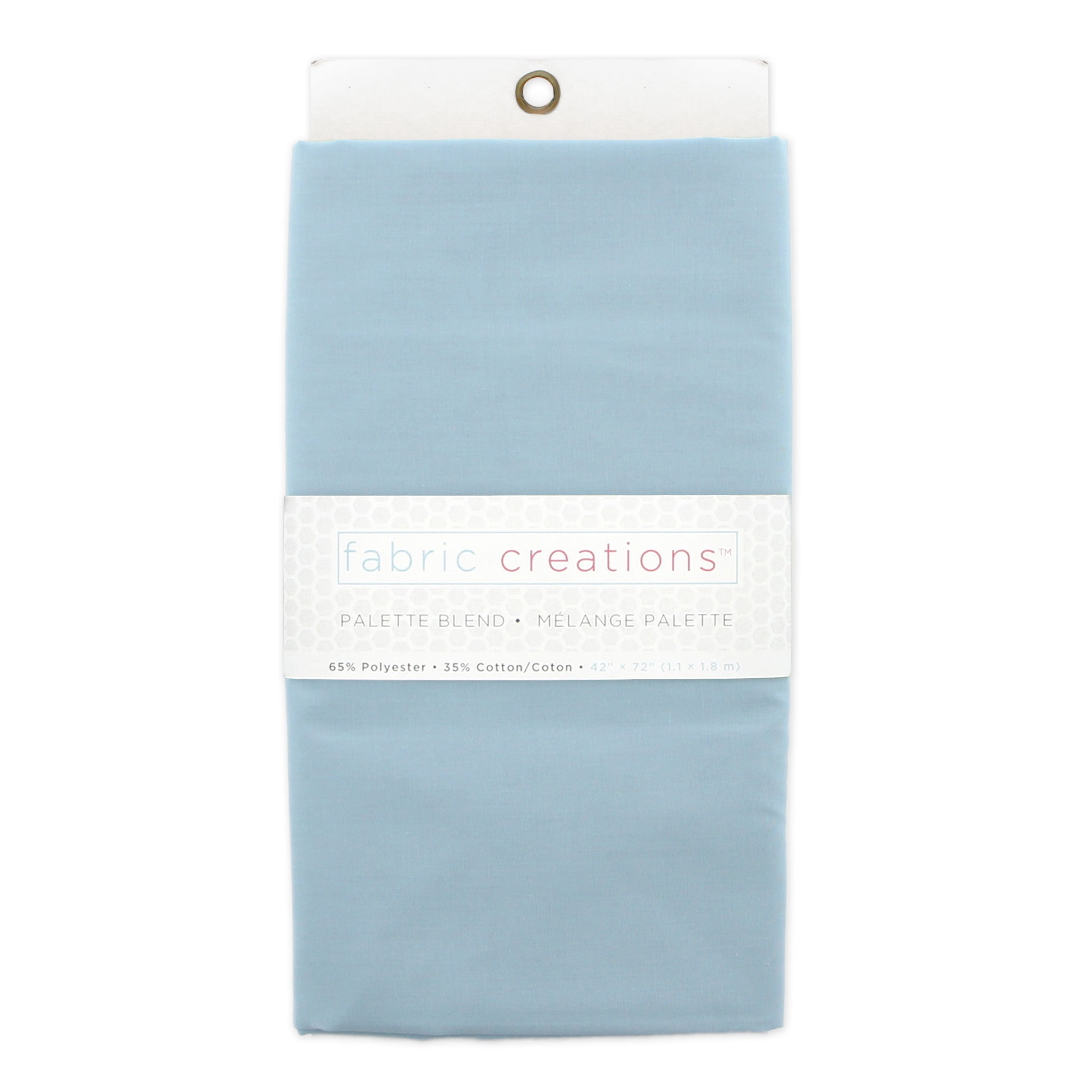 FABRIC CREATIONS Polycotton 65/35 Pre-cut Fabric, bleu
