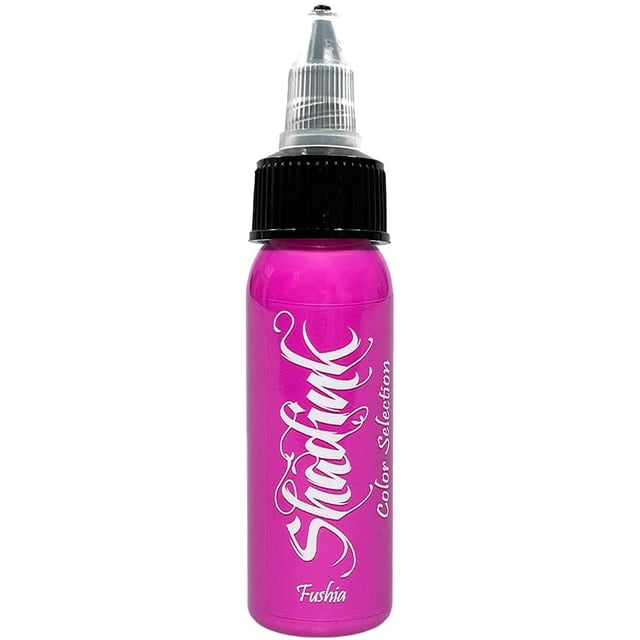 Shadink Fuschia Tattoo Ink Professional Tattooing Inks for Color Portrait, Black & Gray Style