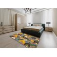 thumbnail image 4 of Ahgly Company Tapis d'Intérieur Rectangulaires Abstraits Brun Rougeâtre, 6 Pieds x 9 Pieds, 4 of 6