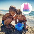 thumbnail image 3 of 4pcs Sandcastle Molds Sand Castle Beach Bucket Toy Plastic Sand Castle Mold, 3 of 8