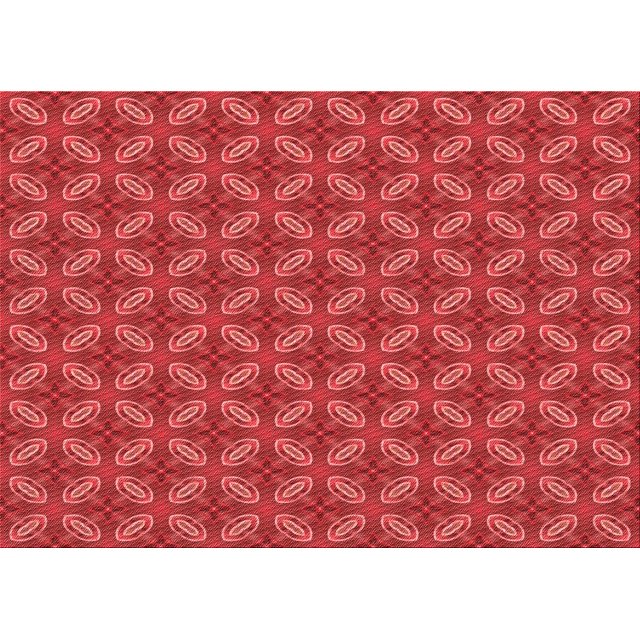 Ahgly Company Tapis Rectangulaire Lavable en Machine Rouge Transitionnel, 7 Pieds x 10 Pieds