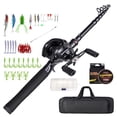 thumbnail image 1 of Fishing Rod & Reel Combo Set Portable Telescopic 180cm/210cm, 1 of 8