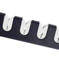 thumbnail image 3 of 6 Slots Fishing Rod Holder Rack Vertical Mount for Holders Shed Fishing Rod Garage Door Grey, 3 of 8