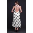 thumbnail image 2 of Bimba Robe de Plage Imprimée Géométrique Dos Nu pour Femmes Été Vacances-Moyenne, 2 of 6