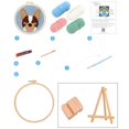 thumbnail image 4 of Punch Needle Kit DIY Needlework Knitting Embroidery Yarn Print Pattern Animal Dog Embroidery for Adult Kid Starter D, 4 of 9