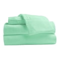 thumbnail image 4 of Comfy Bamboo World Series Ensemble de Draps en Microfibre 4 Pcs, Lit Double, Vert Pâle, 4 of 4