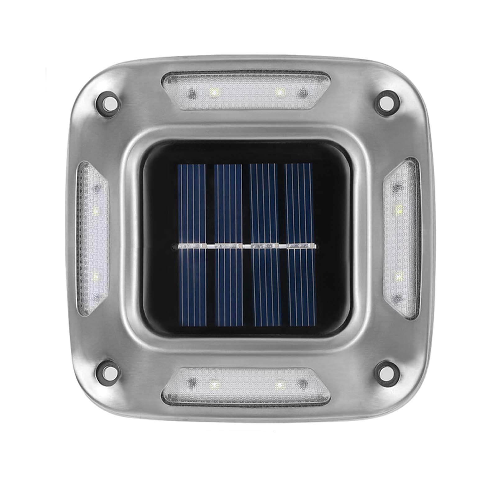 TopLLC Solar Lights Outdoor Solar Ground Lights Outdoor With Led Lamp Beads Disk Lights Garden Lights Solar Powered In-Ground Outdoor Landscapes Lighting Waterproof Solar Garden Lights