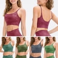 thumbnail image 2 of Brassière de Sport pour Femmes Imprimée Extensible Respirante avec Coussinet Amovible Yoga Course, 2 of 8