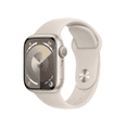 thumbnail image 2 of Apple Watch Series 9 GPS +Cellular 41mm Starlight Aluminium Case with Starlight Sport Band - S/M, 2 of 7