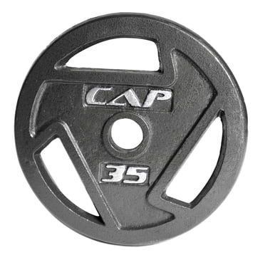 CAP Barbell 2-Inch Olympic Cast Iron Grip Weight Plate, Single, 35 lb